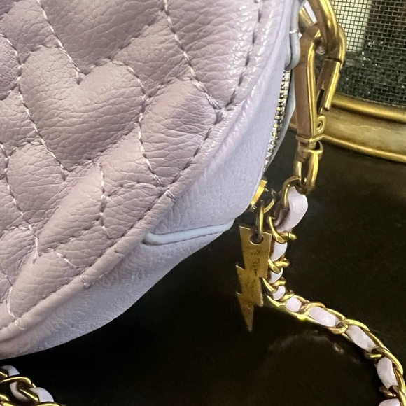 Betsey Johnson Light Purple Heart Mini Bag - Picture 2 of 11